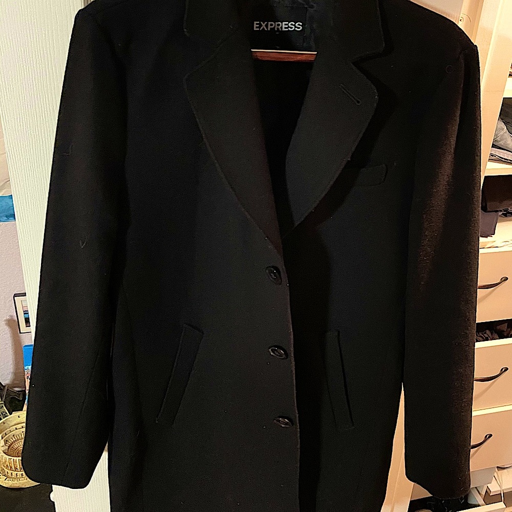 Express Men’s Black Coat